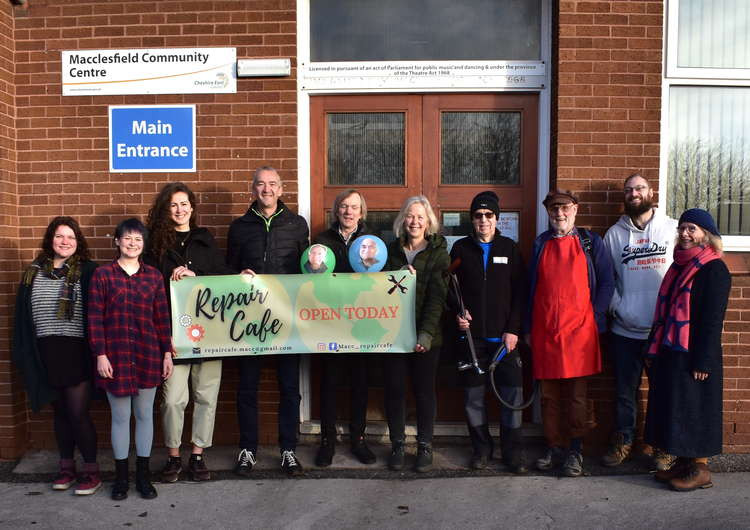 The future of Macclesfield's Repair Cafe has been secured, inside the Macclesfield Community Centre. (Image - Macclesfield Repair Cafe)