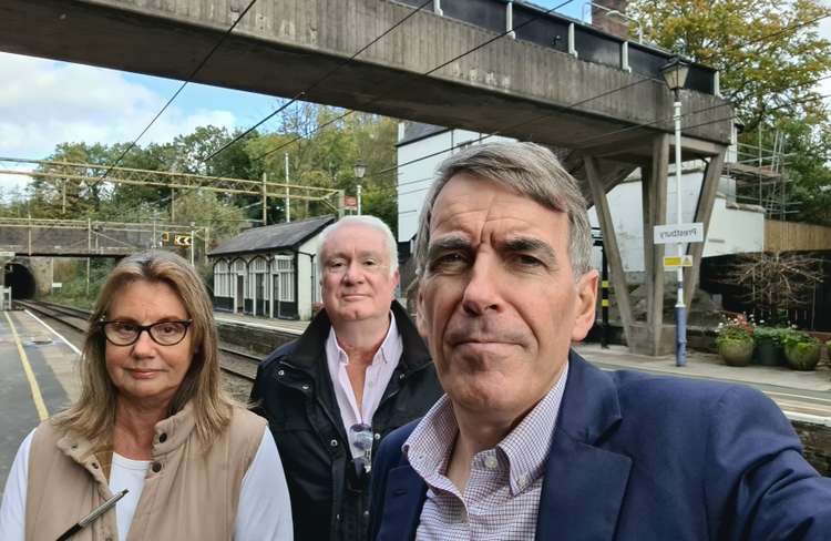Prestbury Parish Councillors, Marilyn Leather and Denzil Murphy first raised the concerning state of the station with our town's MP in October.