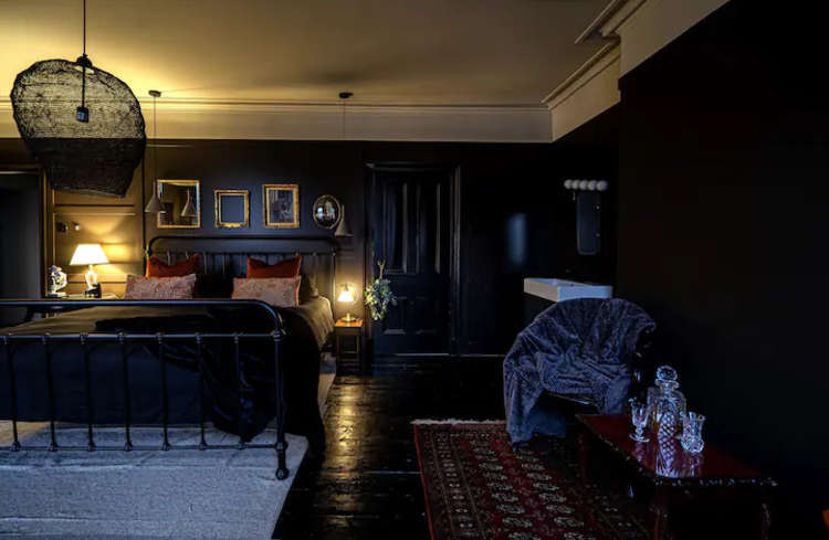 This chocolate-coloured room claims to be the 'sexiest in Macc'. And you can book it now. (Image - bohotel.co.uk)