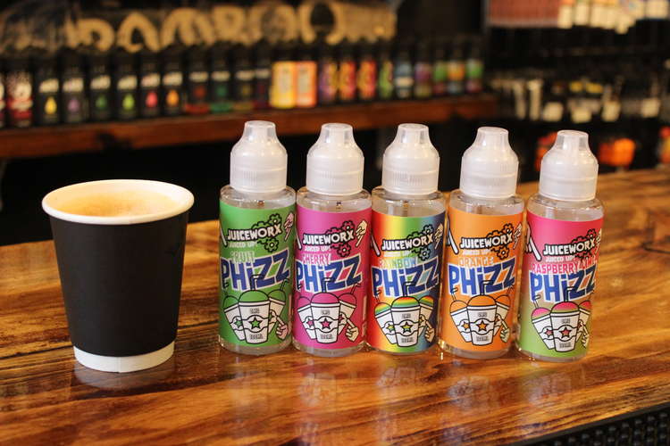 The Bollington resident started Wreckless Vape Company in Macclesfield in 2018, but he has made his own vape juices for over seven years. The Phizz range is one of Thom's best-sellers - and is made by him! It is best enjoyed with a fresh brew of Pott Shrigley's Kickback Coffee.