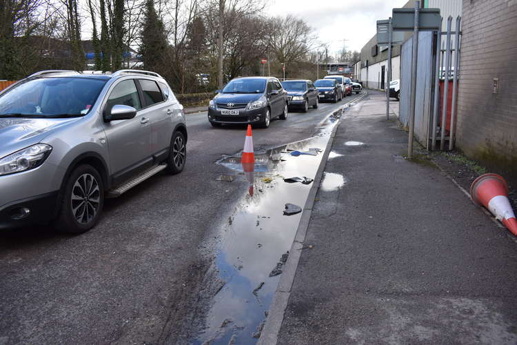 Existing queues along Black Lane.