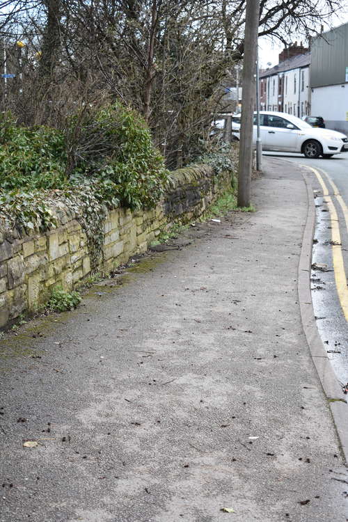 Macclesfield: This path is to widened to three metres under the planned changes.