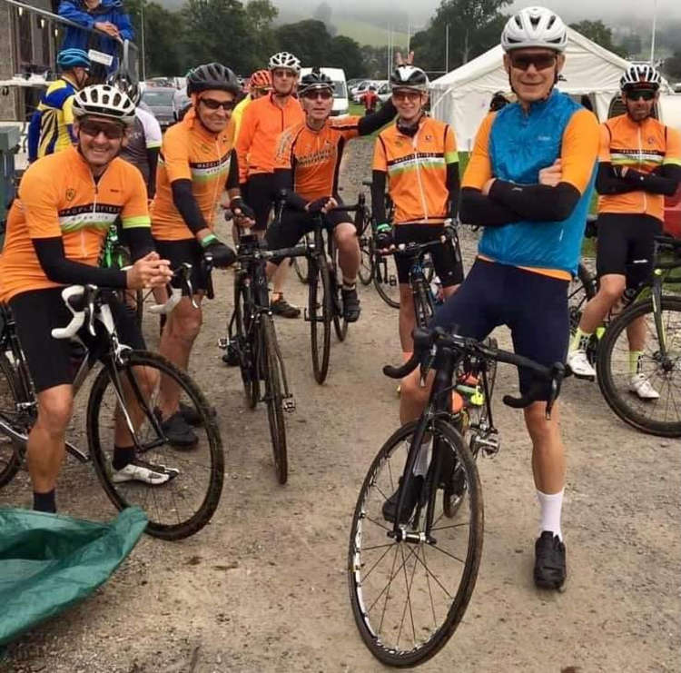 Members represent the club at national and regional events under a Macclesfield tangerine banner. (Image credit: Ollie)