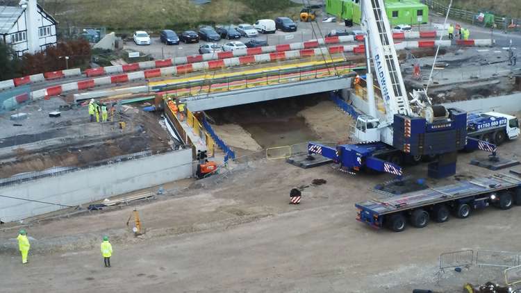 The two-way single-carriageway road was initially earmarked to be ready by autumn, but is now slated for to open 'by the end of 2022'.