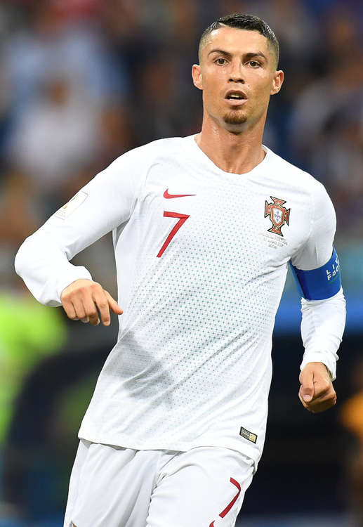 Cristiano Ronaldo playing in the 2018 FIFA World Cup. Overall, he has scored 807 goals in his career, more than any other footballer. (Image CC 3.0 Unchanged bit.ly/3MUE7Pc Ð ÐÑÑÑ)