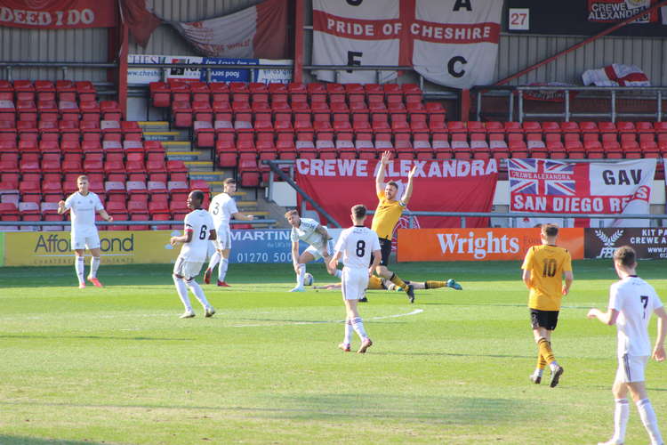 Congleton took the lead after Lee Jackson brought down Oliver Putnam after just 180 seconds.