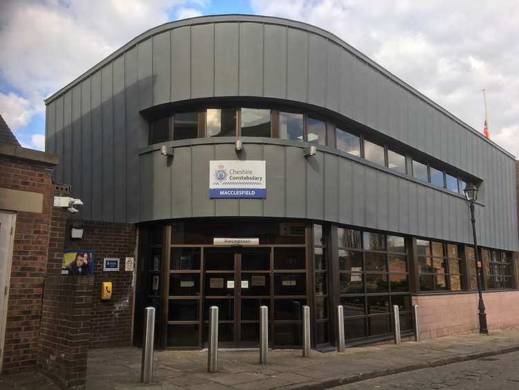 Macclesfield Police Station on Brunswick Street.