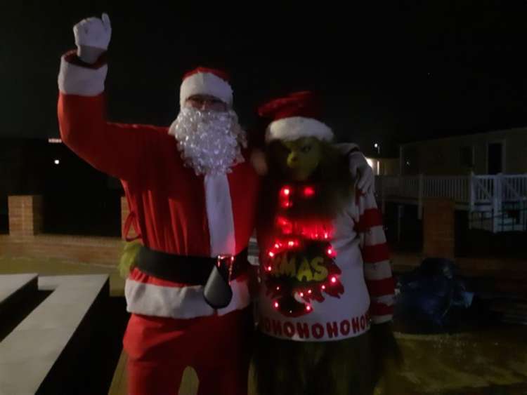 Santa and the Grinch are set to raise money for charity once again this year