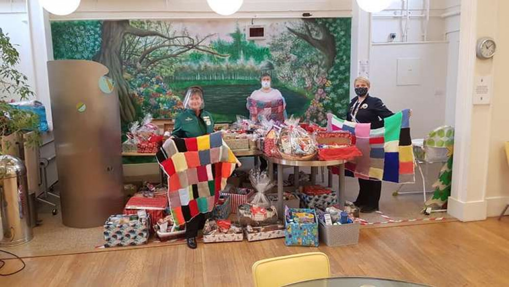 Some of the hampers delivered to Maldon residents last year (Photo: Café at St Peter's Hospital)