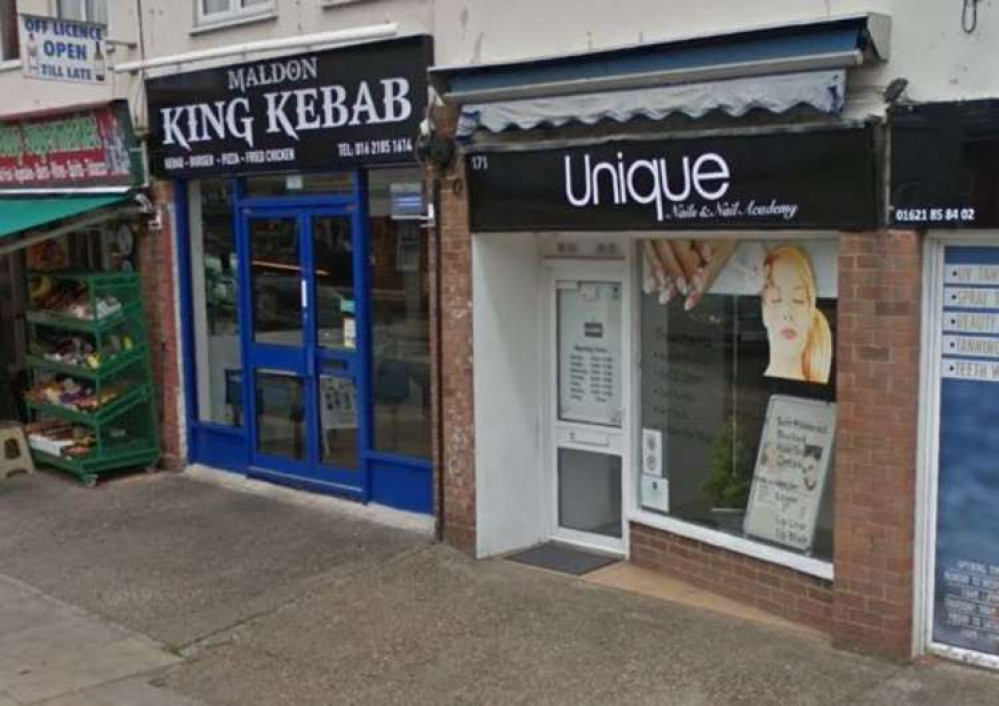 The disturbance took place in King Kebab on Maldon High Street (Photo: 2021 Google)