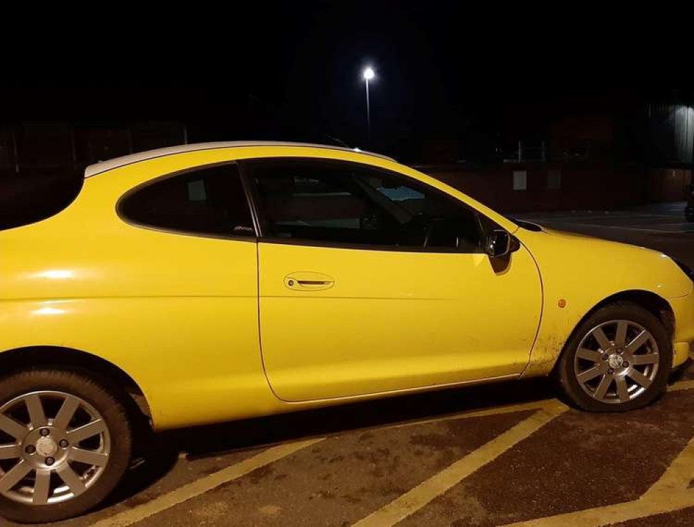 The car that was seized by Maldon district police in Burnham-on-Crouch (Photo: Essex Police)