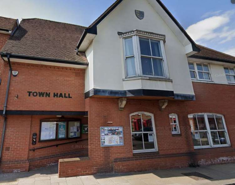 The club meets at Maldon Town Hall (Photo: 2021 Google)