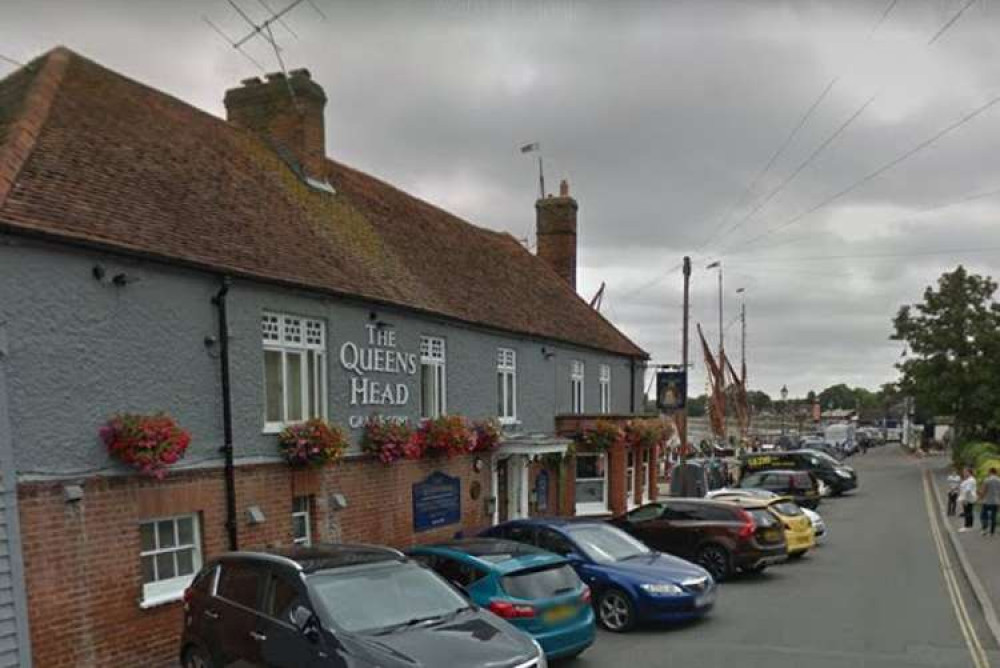 Barrie Jaimeson's new crime thriller is based in the Queen's Head in Maldon (Photo: 2021 Google)