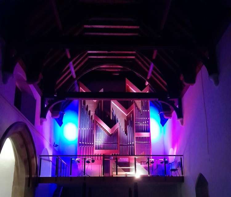 Inside the specially-decorated church (Photo: Colin Baldy)