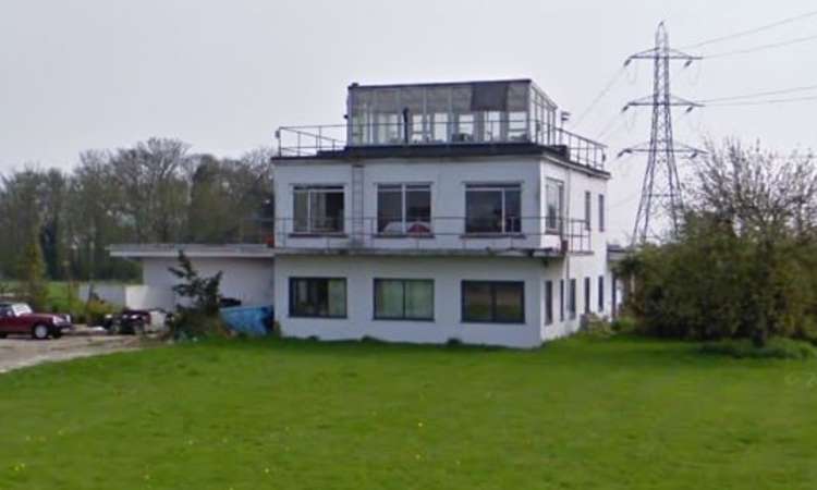 The control tower at RAF Bradwell Bay is one of the buildings that has been added to Maldon's at risk register (Photo: 2021 Google)