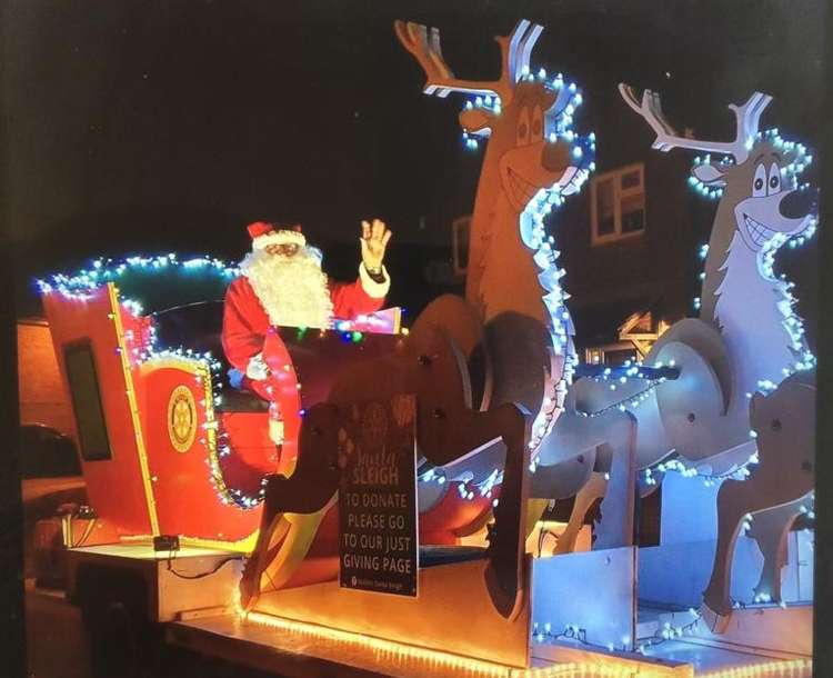 The club's Santa sleigh runs in Maldon also raised more money than ever (Photo: James Howard)