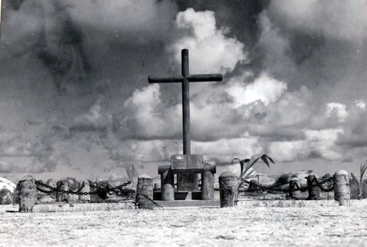 The memorial to the twenty-two people executed by the Japanese