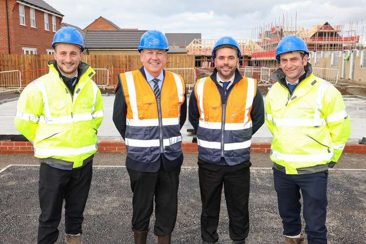 (L-R) Jordan Cannon, Maldon MP John Whittingdale, James Armstrong and Rob Ruffy