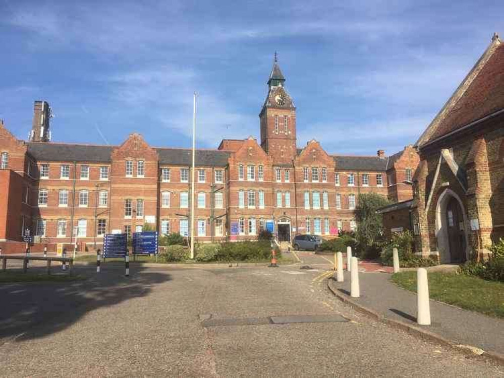 Visiting restrictions have been relaxed at St Peter's Hospital in Maldon
