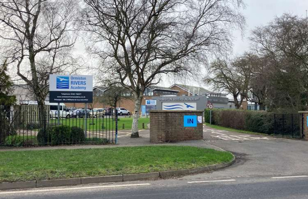 Police are investigating a racist recording sent to pupils at Ormiston Rivers Academy in Burnham-on-Crouch