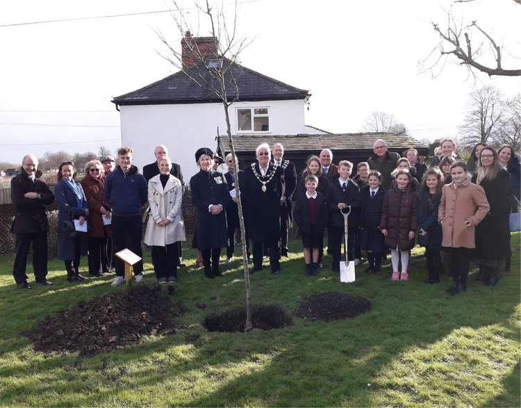 Scroll to view photos of the first Queen's Green Canopy planting ceremony in Maldon (Photo: Maldon Town Council)