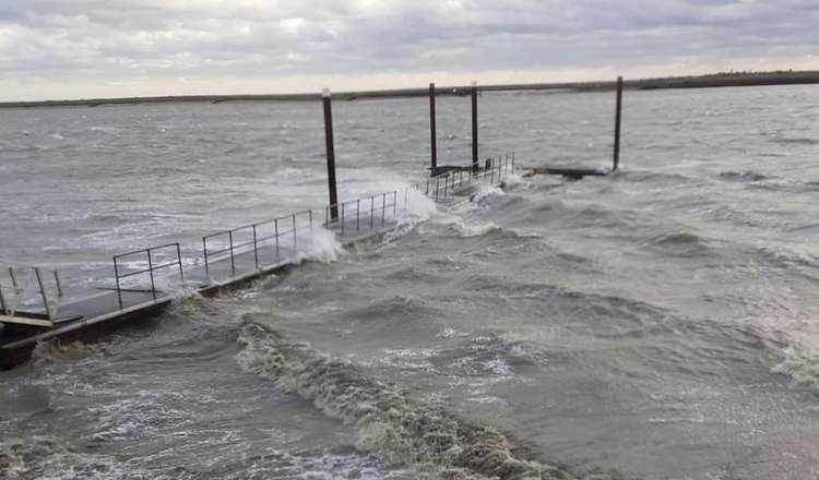 The pontoon remains closed to visitors over safety fears