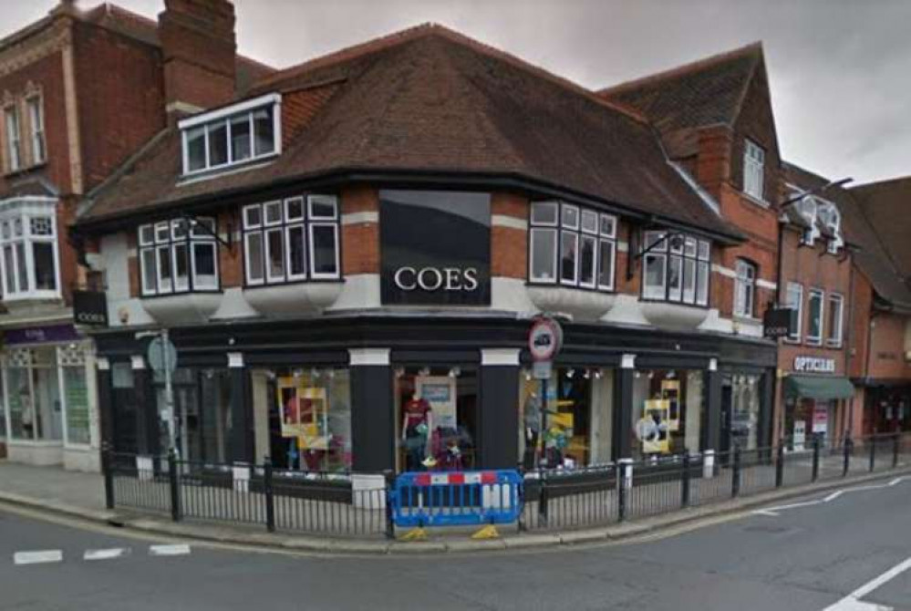 Coes, on Maldon High Street, is looking for a sales assistant (Photo: 2022 Google)