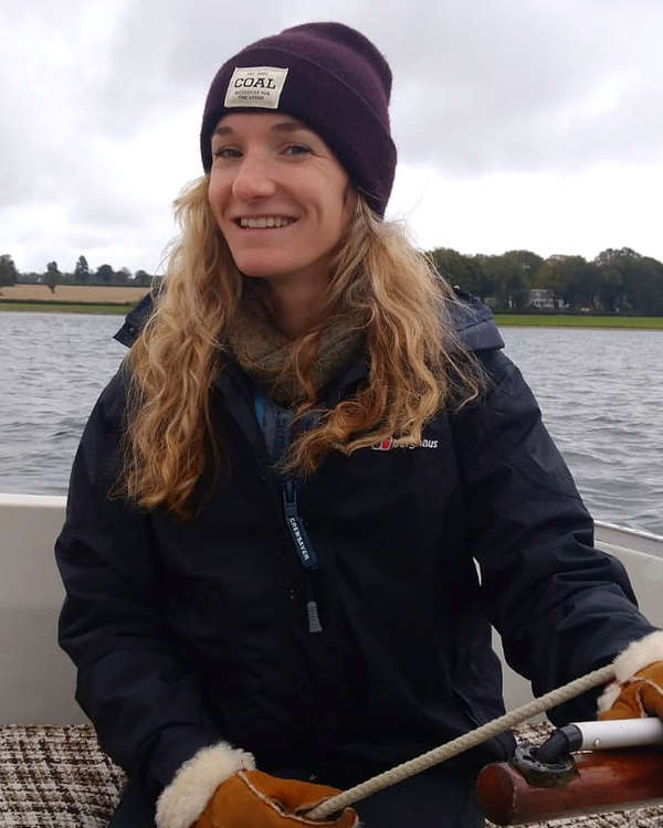 Even when it's cold I like to go sailing with my family on Rutland Water.