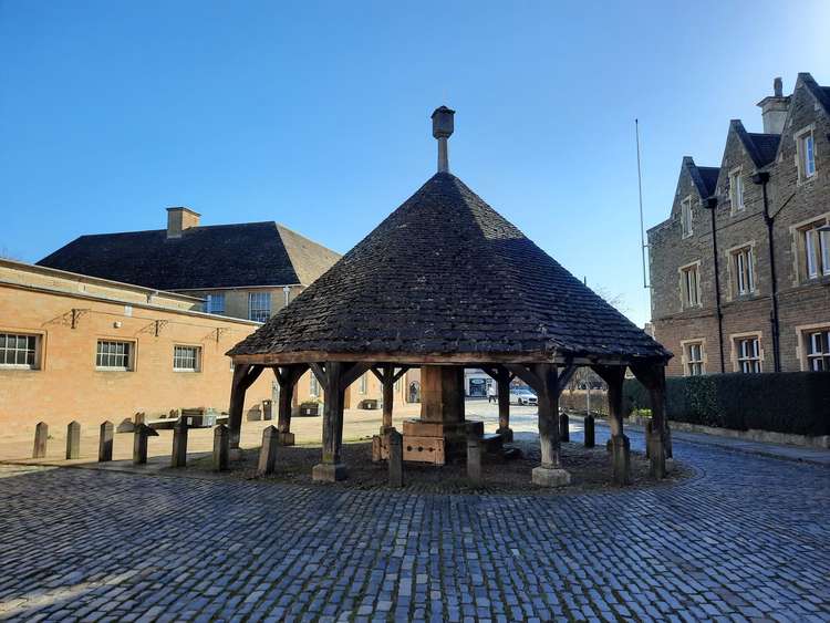 Oakham Buttercross and Market Place