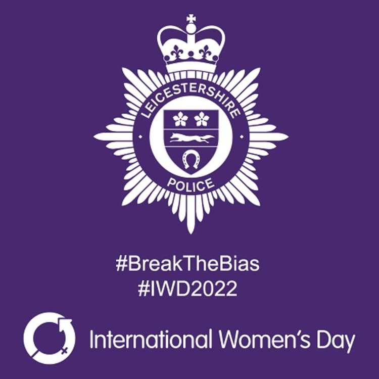 International Women's Day initiative (image courtesy of Leicestershire Police)