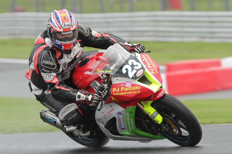 Damon Smith in action at Oulton Park