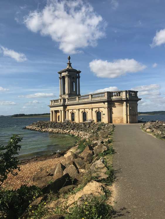 Normanton Church, a site to see on board the Rutland Belle, where you can find temporary work this summer