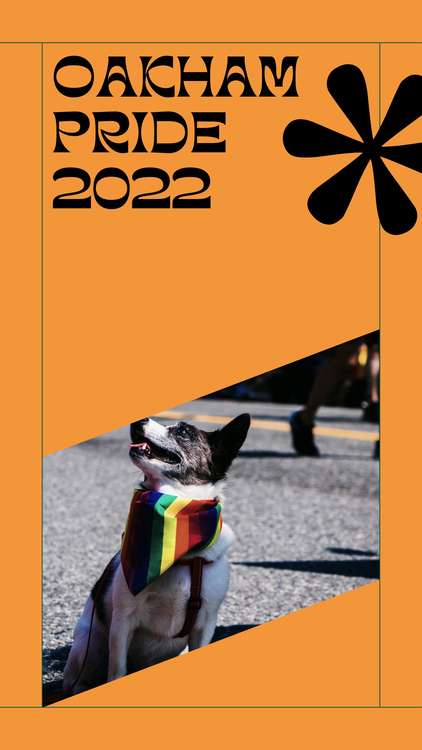 Oakham Pride Poster (image courtesy of Oakham Pride)