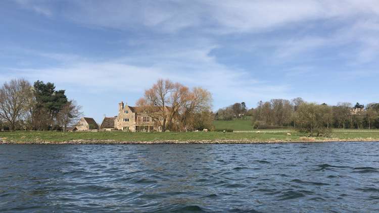 Rutland Water near the nature reserve, where the 'Sea Dragon' was discovered