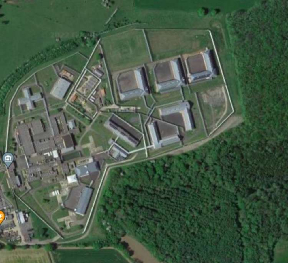 HMP Stocken satellite view on Google Maps