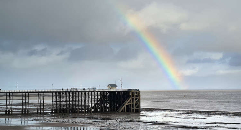 Snow forecast overnight in Penarth (Image: Ben Salter)