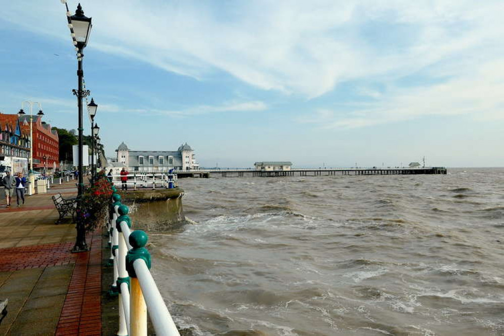 A milder day in Penarth than we had yesterday (Image: Richard Szwejkowski)