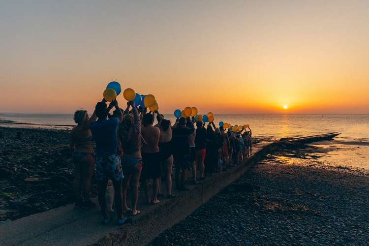 The event on Sunday, March 27 was set up in collaboration with Dawnstalkers and Cardiff For Ukraine. (Image credit: Piotr Skoczylas)