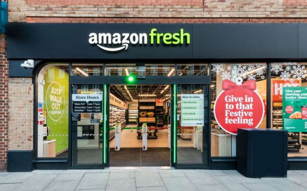Amazon has opened its first 'till-free' futuristic convenience store in the Borough with more to come.