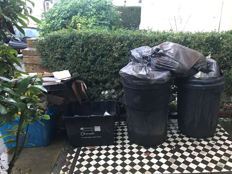 Residents have complained in some areas of missed collections and waste left on streets