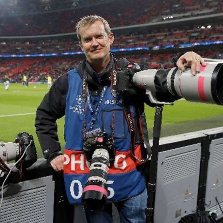 Eagle-eyed photographer Tom Jenkins spotted 'Ted's' face in the crowd