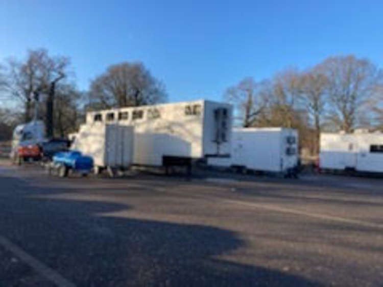 The Royal Parks tweeted today: "There is limited parking in #RichmondPark today due to film units based at #RoehamptonGate, #PenPonds & #KingstonGate.