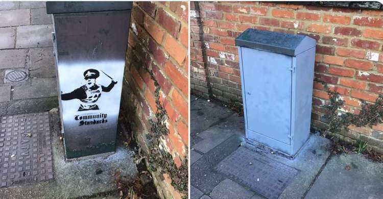 Lib-Dem council chiefs have warned 'graffiti vigilantes' against cleaning up signs and streets amid fears they doing more harm than good.