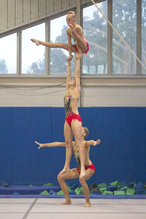 Richmond Gymnastics Women's Group (12-18 years).