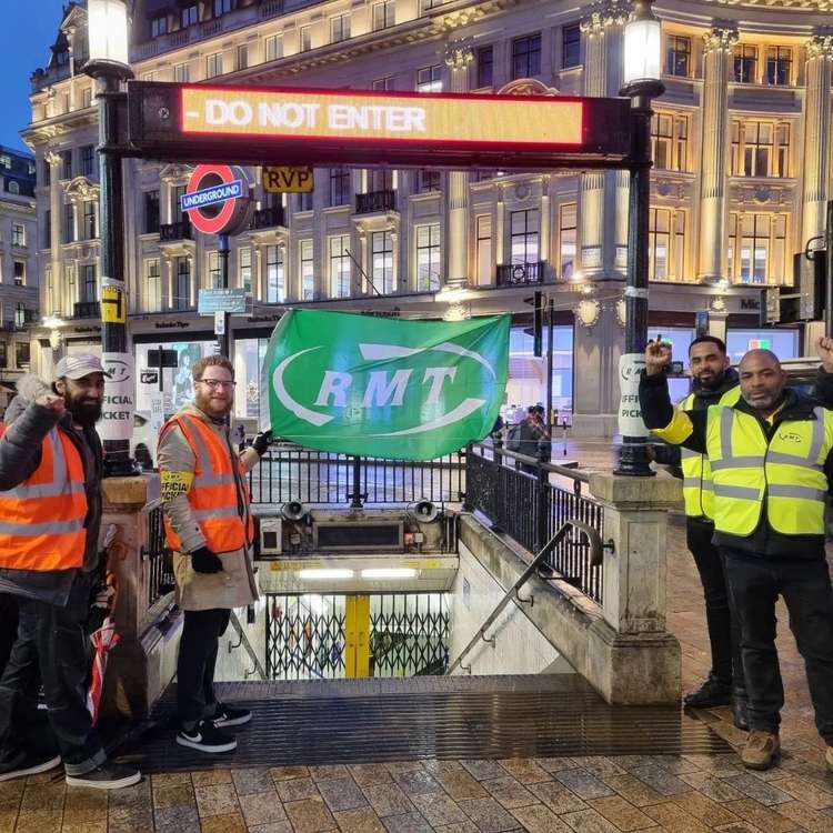 A second 24 hour Tube strike starts at midnight and is expected to halt services across London throughout Thursday and in to Friday morning. Credit: TFL.