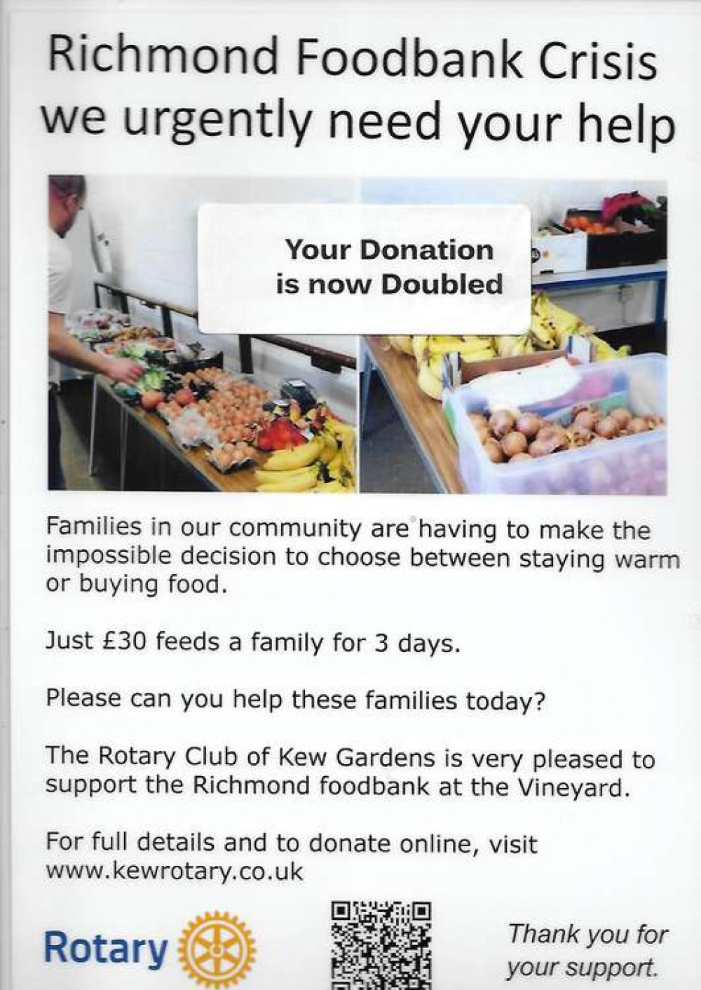 Richmond Foodbank Crisis Appeal