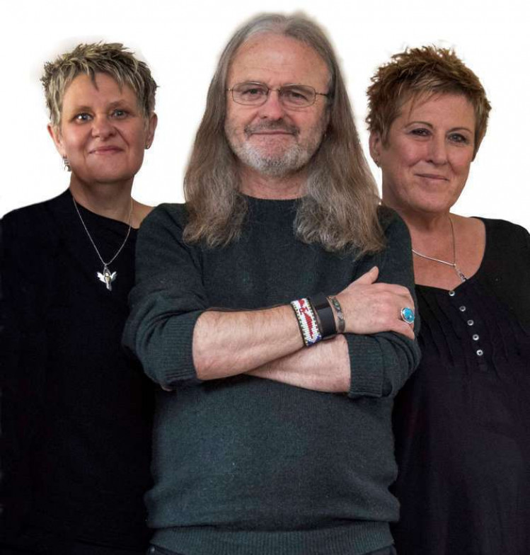 Fairport Convention's Chris Leslie with multi-award winning duo Chris While and Julie Matthews are at St Mary's Church on Sunday