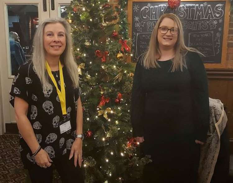 Helen Mollart (left) and Jess Slater (right) of Haslington Support Group.