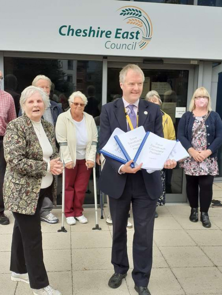 Cllr Ann Nevitt at an event earlier this year in Sandbach