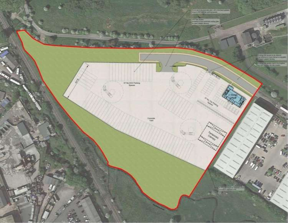 Plot 51, Midpoint 18 application site at Middlewich